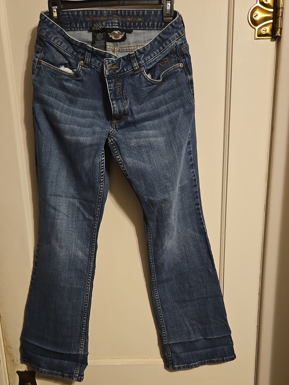Harley-Davidson Medium Blue Flare Jeans